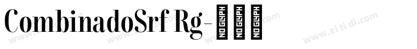 CombinadoSrf Rg字体转换
